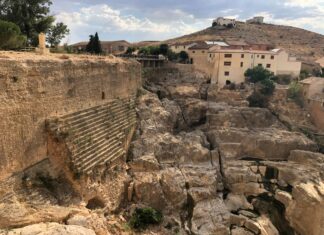 Presa romana de Almonacid de la Cuba, Zaragoza.