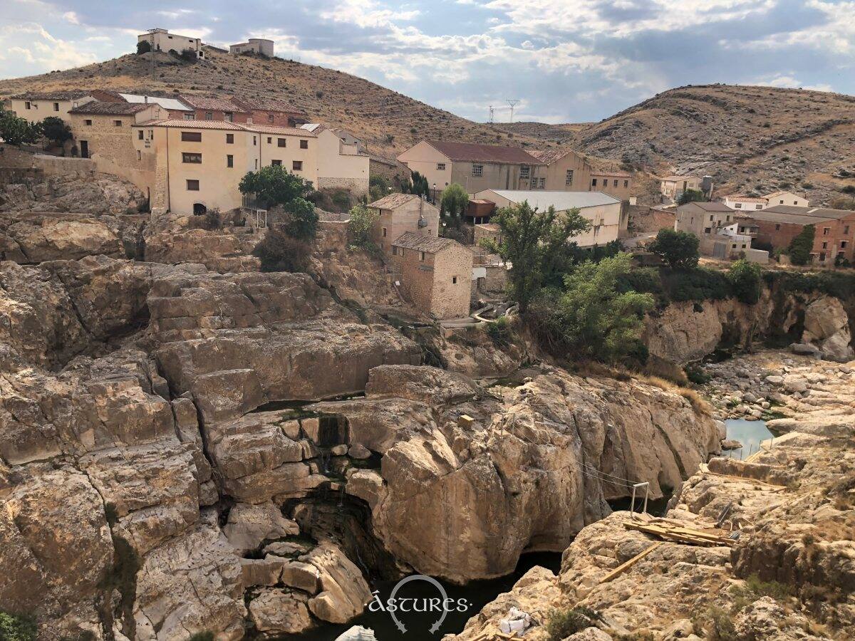 Presa romana de Almonacid de la Cuba, Zaragoza.