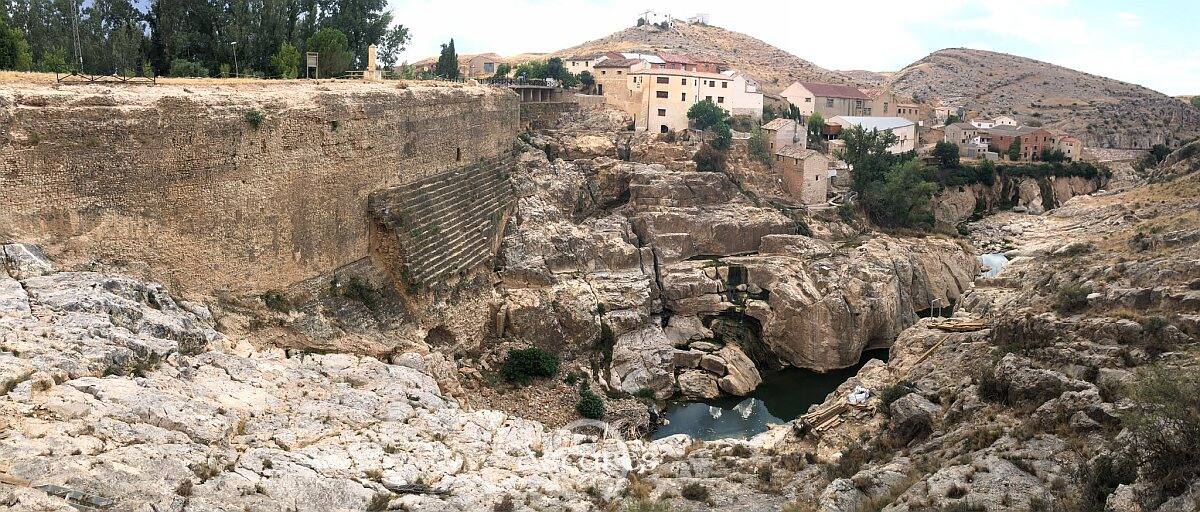 Presa romana de Almonacid de la Cuba, Zaragoza.