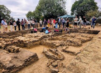 Excavación de Lucus Asturum en 2026. Foto Casa de Cultura de Llanera.