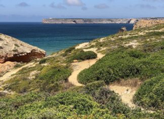 El Cabo de San Vicente desde la fortaleza de Sagres