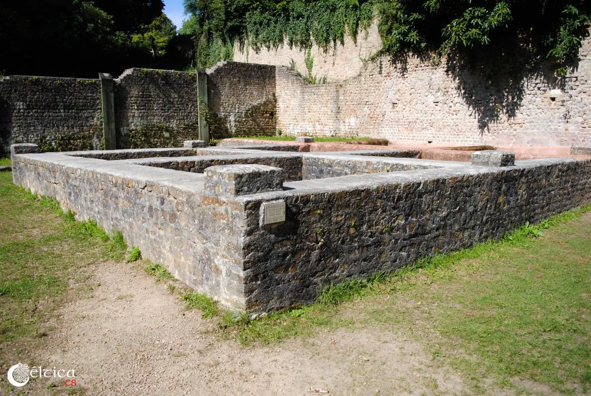 Estas piscinas estaban cubiertas de un cemento impermeable.
