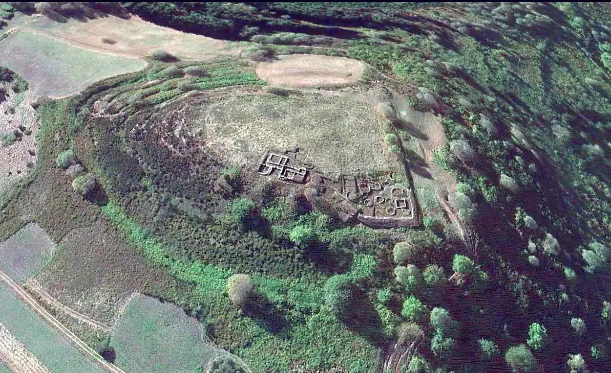 Castro de San Chuis. Google Earth