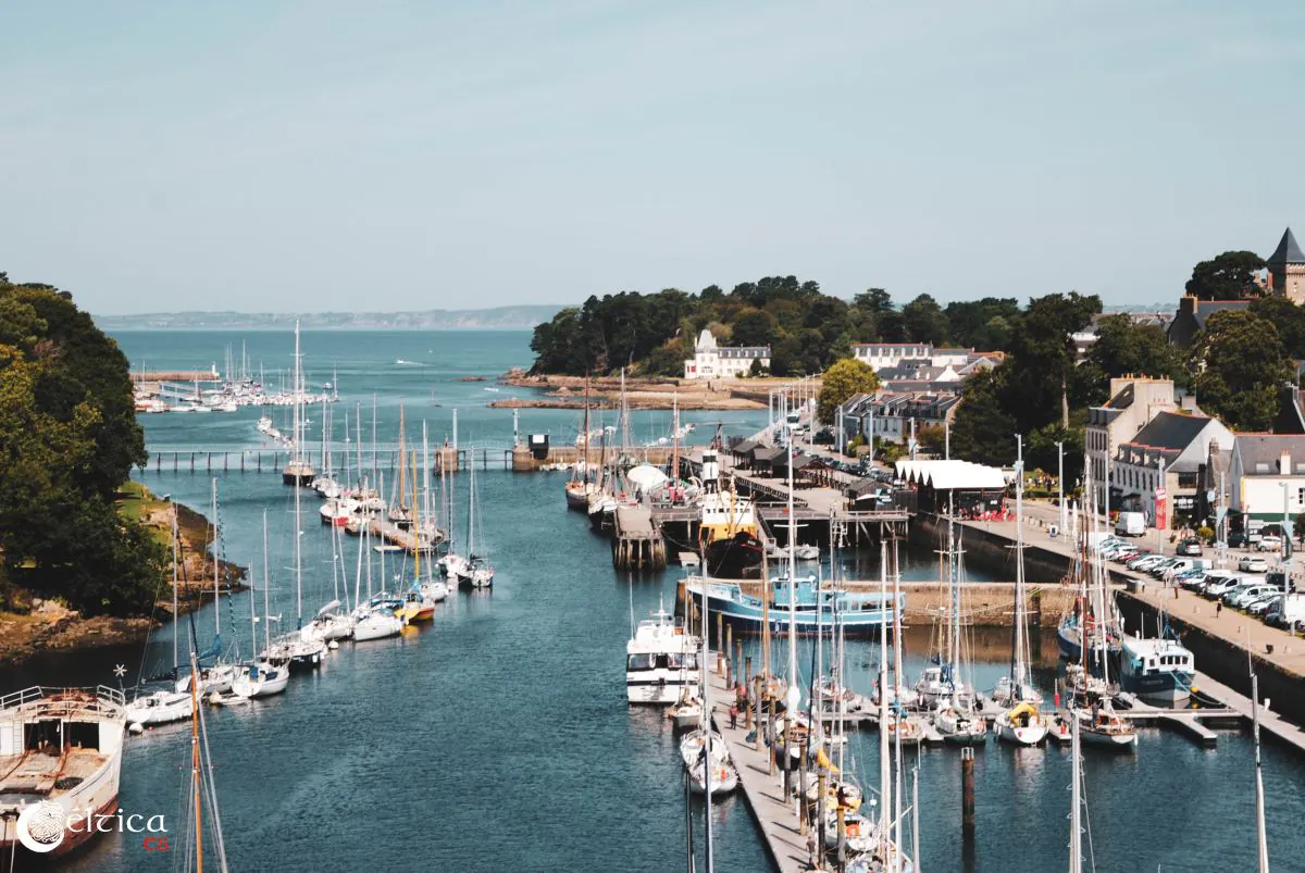 Vista del puerto. Douarnenez