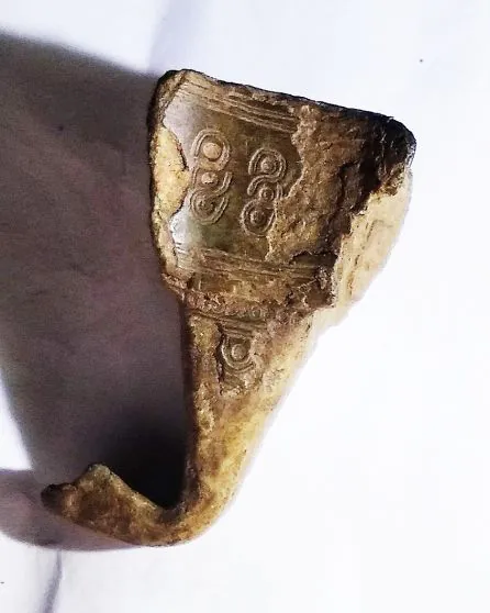 Fíbula de torrecilla de Fonfría, descubierta en 2021. Foto, Museo de León