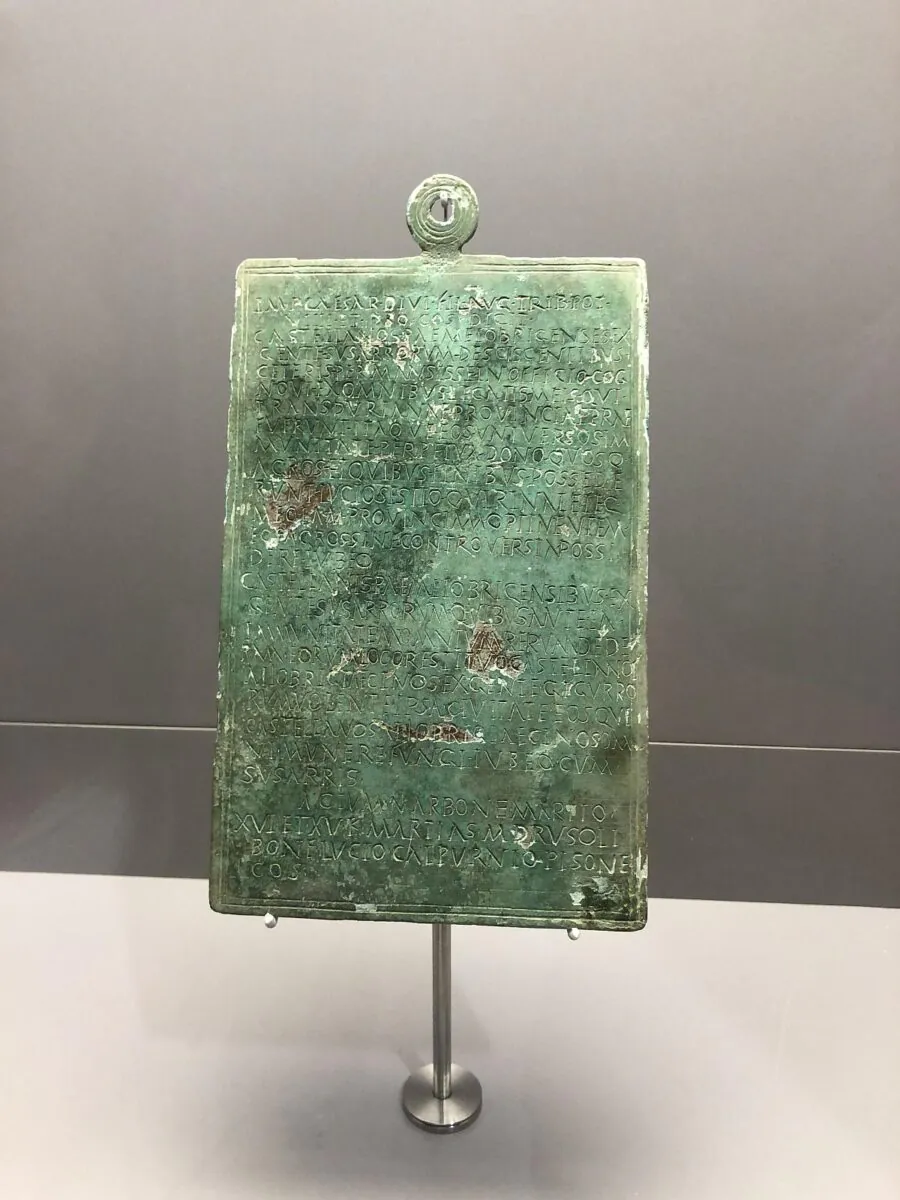 Edicto del Bierzo. Museo de León