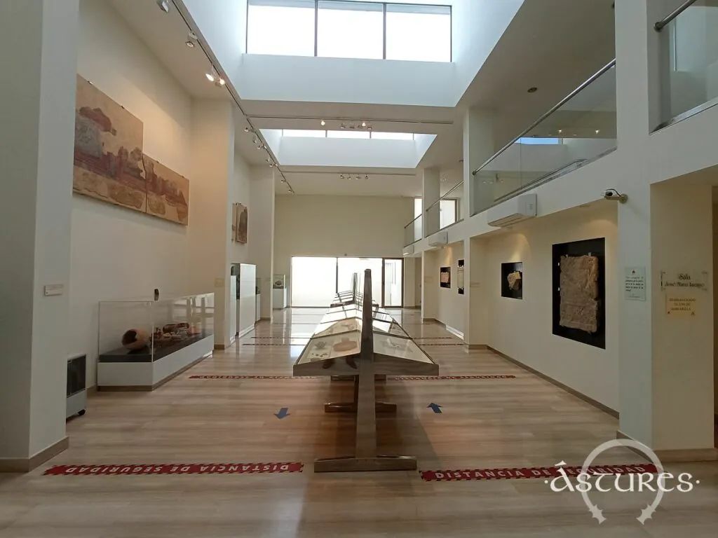 Una de las salas del museo romano de Astorga