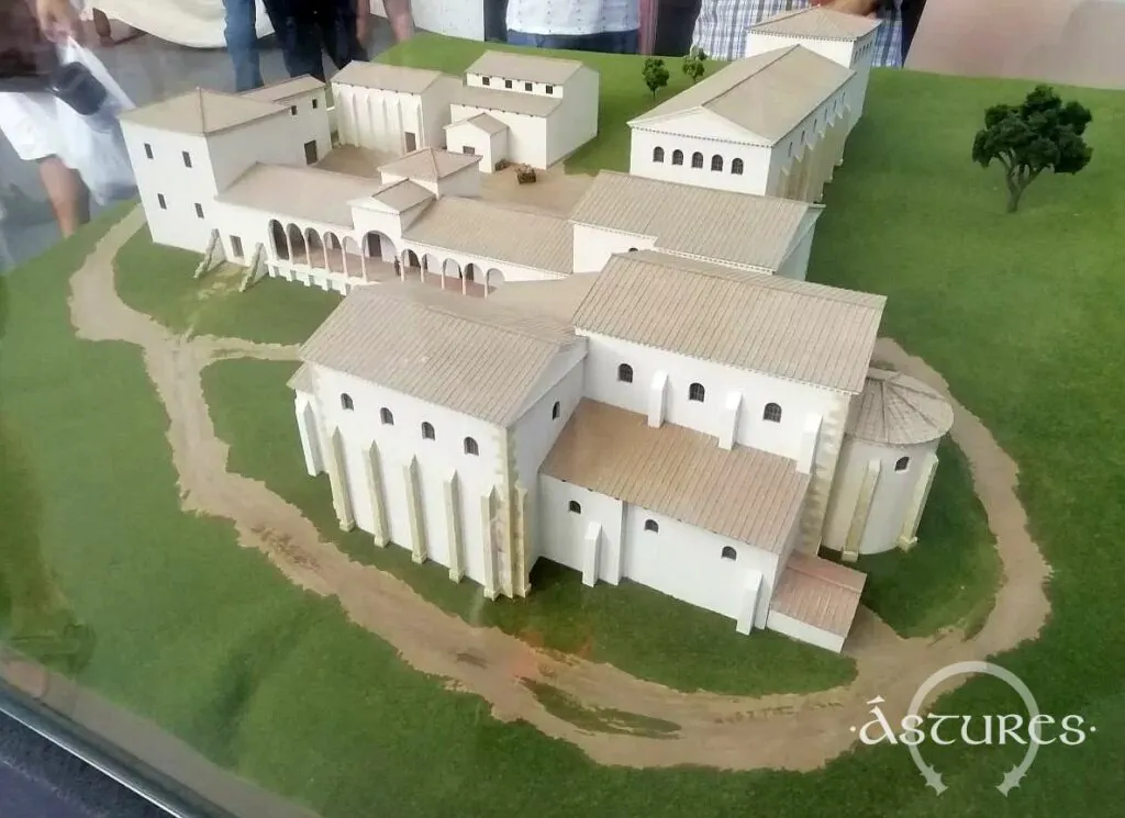 Maqueta de la villa romana de Veranes.
