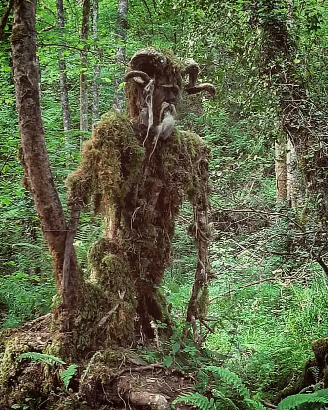 El Busgosu. Posiblemente el viejo dios Cernunos transformado en un cuento para niños.
