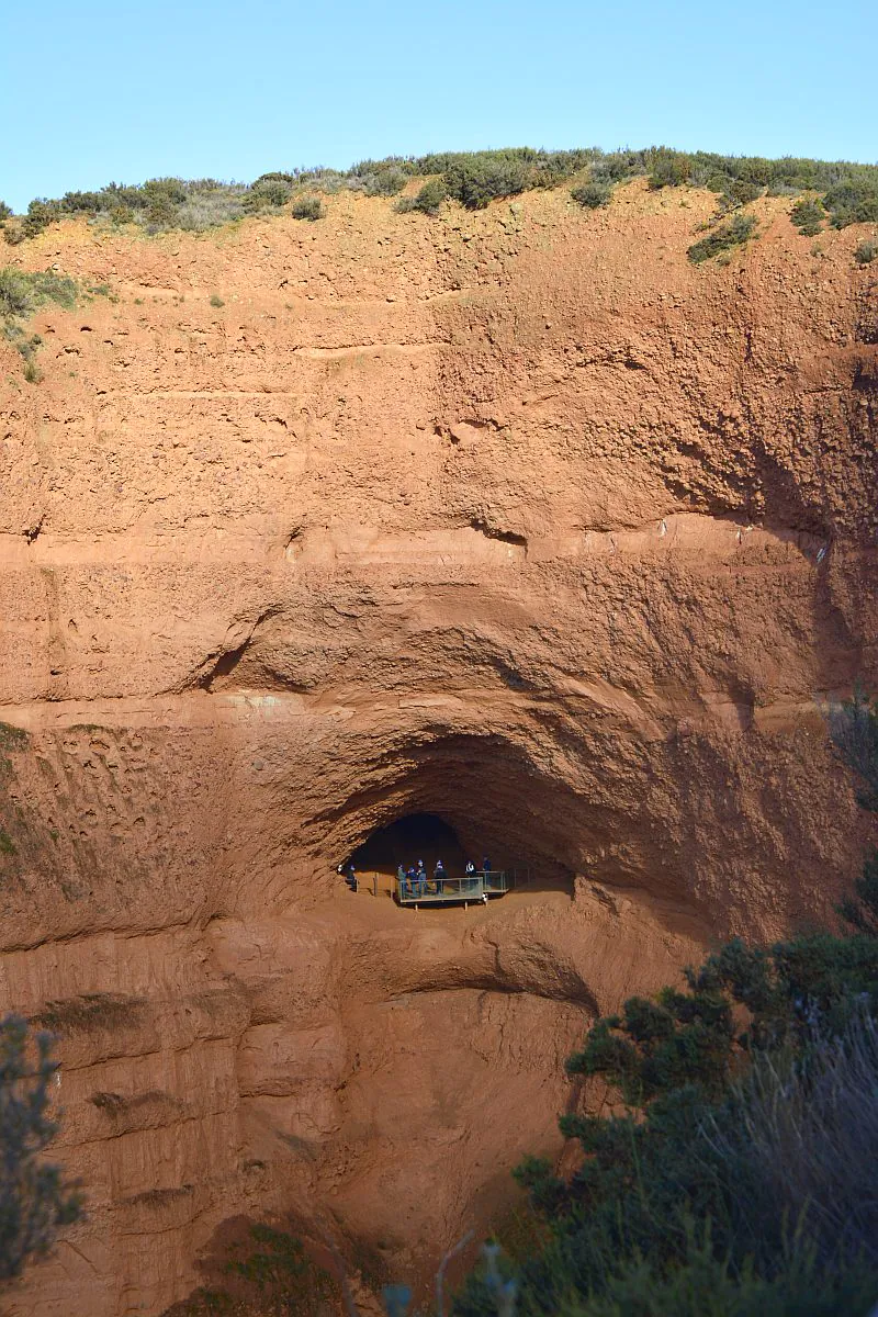 Mirador de la explotación en Las Médulas