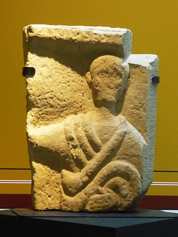 Estela de Los Cabos, Pravia. Museo Arqueológico de Asturias