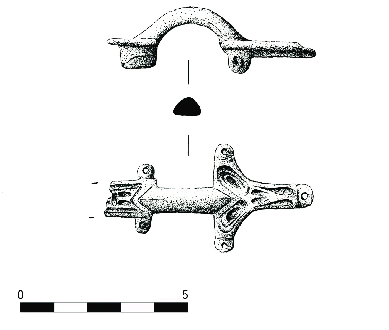Fíbula Vyskov de El Castrillón. Patricia Fuentes de Melgar