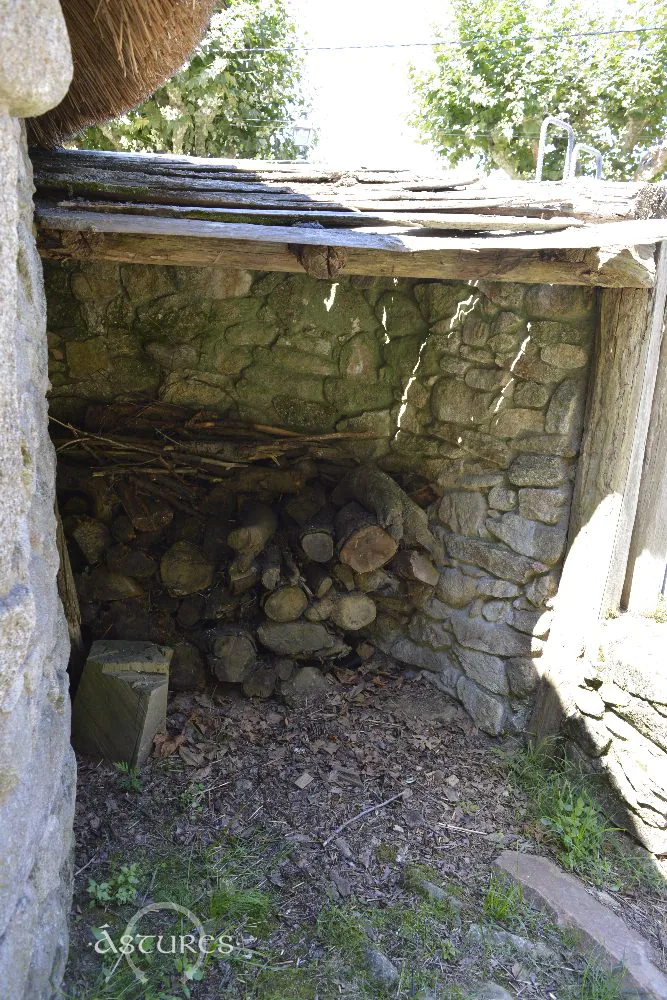 Castro de Vigo. Recreación de las viviendas