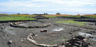 Cabañas circulares y aljibe. Campa Torres 2023
