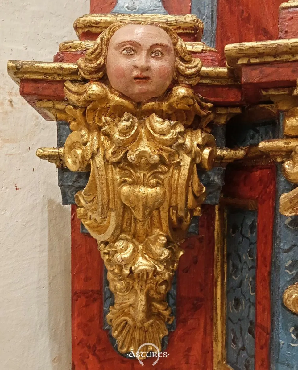 "Green man" barroco de Lugás.