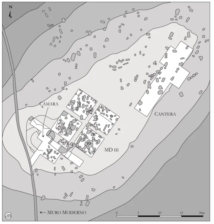 Túmulo Deva III y cantera