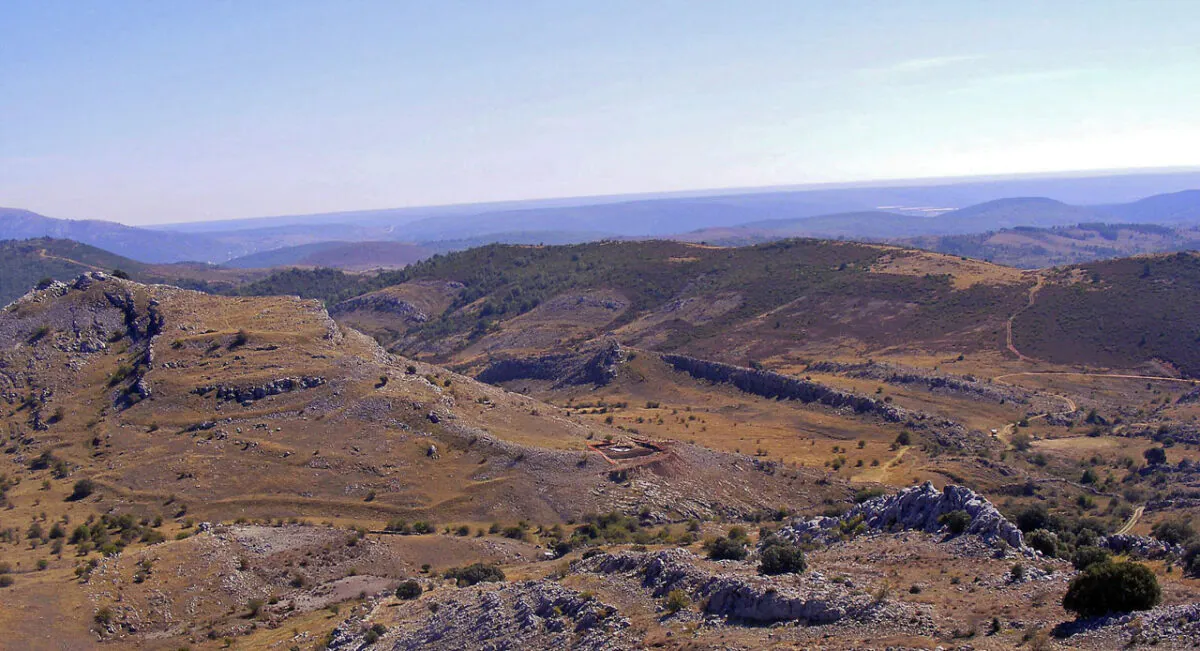 Vista general de la Peña del Castro. Foto Arqueoercina