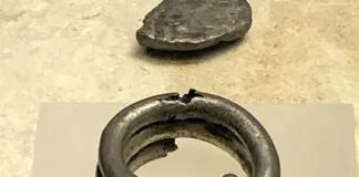 Coletero, zarzillo o prendedor para el pelo. Museo de León