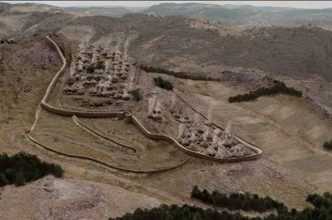 Recreación de la Peña del castro. Arqueoercina