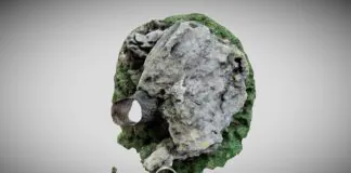 Modelo fotogramétrico de un dolmen del oriente de Asturias.