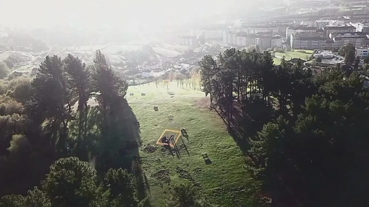 Vista aérea de la zona de estudio en Monte Alto. Foto. Fanjul Peraza.